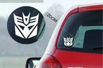 Transformers Decepticons Logo Simbolo Vinilo Sticker Calco