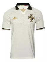 Camisa Vasco Of.3 22/23 Torcedor Kappa Masculina - Branca