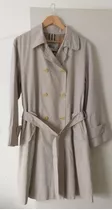 Trench Piloto Impermeable Burberry Original Impecable Beige