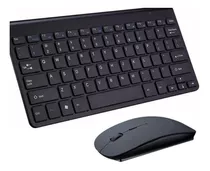 Teclado + Mouse Sem Fio Alfa Numerico Pc Notebook Macbook