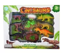 Dinosaurios X6 Arboles Huevo Juguetes Para Niños Didáctico