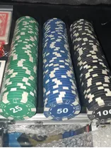 Fichas Poker X 200 U Surtidas Profesionales 12 Gr Chips 
