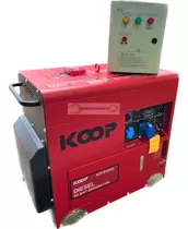Generador Diesel Insonoro, 6500w Ats+caja Transferencia