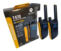 Radio Comunicador Motorola T470br Uhf Walk Talk Prova D'água