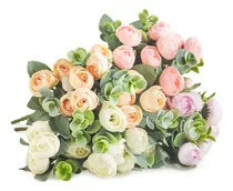 Ramo De Pimpollos Ranunculus Amandine Artificial Deco