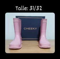 Botas De Nena Para La Lluvia Cheeky. Talle 31/32. Impecables