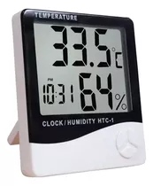 Reloj Termometro Temperatura Higrometro Humedad Alarma 