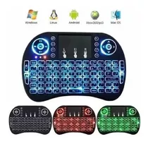 Mini Touch Pad Keyboard Teclado Sem Fio Wireless Led Pc Tv