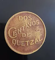 Vendo Moneda De 2 Centavos De Quetzal 1932 