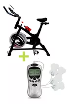 Bicicleta Spinning Profesional Regulable Premium 8kg +regalo Color Negro