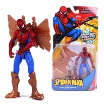 Spider- Man Action Figure Boneco Articulado Com Rocket Armor