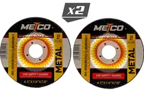 Disco Esmerilar Desbaste Metco 4,5 PLG (precio X 2 Discos)
