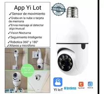 Camara Bombillo Ip Wifi Inalambrica Robotica Seguridad 360.