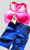 Conjunto Top Deportivo Y Calza Corta Batik