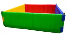 Piscina De Bolinhas Cercado Colorido Infantil 1x1