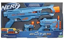 Lançador Nerf Elite 2.0 Loadout Pack Com 3 Hasbro F4179
