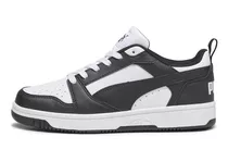 Zapatilla Puma Rebound V6 Lo Jr Negro  Joven