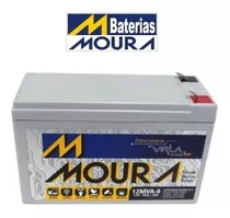 Bateria Moura 12v 7ah Vrla Estacionária / Nobreak Bike Nf-e