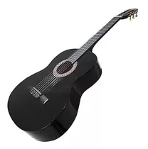 Guitarra Clasica Negra 39p C/bolso Alagu