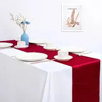 15 Caminos De Mesa Para Evento Tela Raso 2 X 0,50m Colores