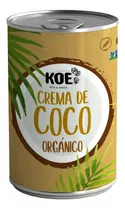 Crema De Coco 400ml Marca Koe Orgánica