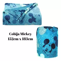 Cobija Manta Individual Mickey Super Soft Suave Tela Polar 