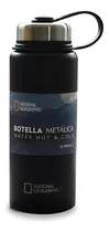 Botella Y Tapa Metalica National Geographic 900ml