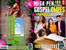 Mega Pend Rive 100 Clipes Gospel Louvando E Adorando