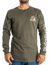 Quiksilver Remera Ml Rolling Circle - Hombre - Cu2232106010