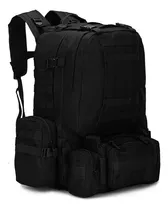 Mochila Táctica Grande Waterproof 60l Molle Calidad Superior Color Negro