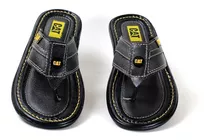 Chinelo Masculino Em Couro Legitimo Caterpillar Promoção