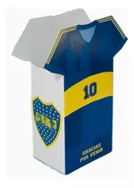 Cajita Golosineras Personalizadas X 10 Camiseta Boca