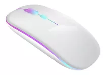 Mouse Inalámbrico Recargable Con Luces Led 