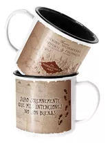 Taza Enlozada Lechera Mapa Del Merodeador Harry Potter