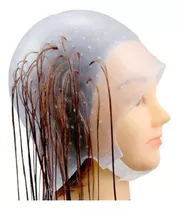 Touca Com Velcro Para Reflexos, Luzes E Mechas Transparente