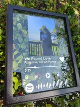 Cuadro Spotify Personalizable (marco De Madera) 