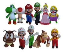 11 Bonecos Grandes Do Super Mario Bros Para Coleção Original