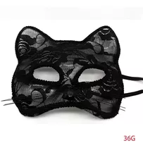 Una Máscara Erótica De Gato De Encaje Para Mujer, Juguetes S