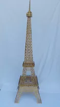 Torre Eiffel Enfeite  Mdf 1,5 Metro 150cm + 2 Torre De 30cm