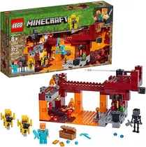 Kit De Construcción Lego Minecraft El Puente De Llamas 21154