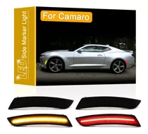 Camaro Direccionales Led Kit De 4 Color Humo