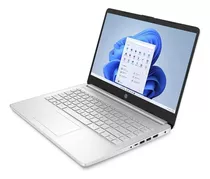 Laptop Hp 14-dq0527la Intel Celeron 8gb Ram 265gb Ssd W11 Color Plateado