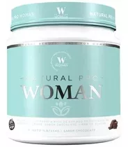 Proteina Vegana Natural Pro Vegan Woman 454g Suplemento - C Sabor Chocolate