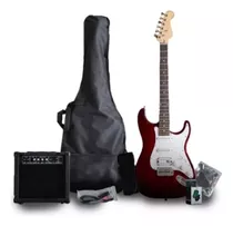 Gran Pack Guitarra Electrica Amplificador Accesorios Kit