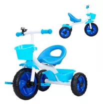 Triciclo Infantil 3 Rodas Pedal Passeio Motoca Velotrol Jony Cor Azul