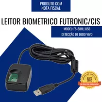 Leitor Biométrico Usb Cis/futronic Preto Fs-80h