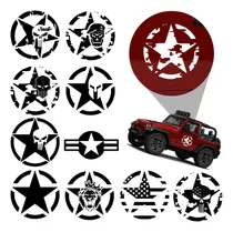 Kit Calcomanías Estrella Militar Jeep Ford Camionetas Autos