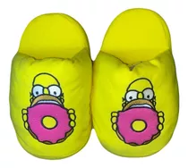 Pantuflones Abrigados Y Acolchados Mujer Personajes Varios