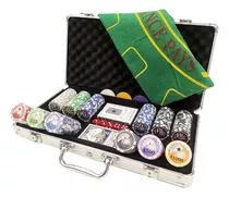 Maleta Poker 300 Fichas Oficial Kit Completo