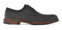 Zapato Hombre Cuero Briganti Suela Sport Negro - Hcac00806